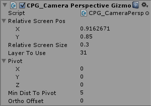 Camera Perspective Gizmo Inspector
