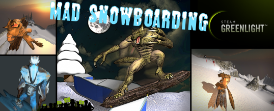 Mad Snowboarding on Steam Greenlight